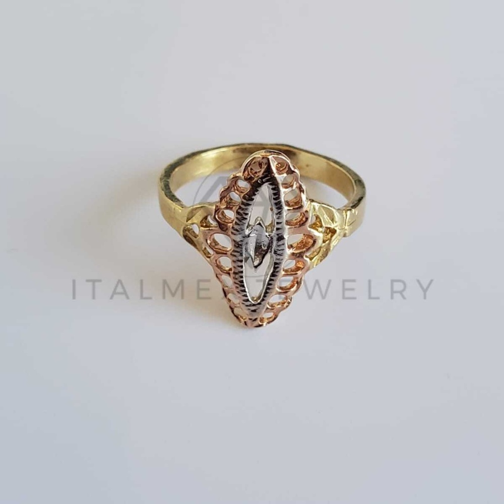 18K Gold Filled Filigree Ring Anillo de Filigrana